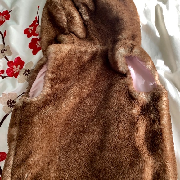 EUC- Toddler Girls Zip Up Bear Vest - Picture 4 of 5